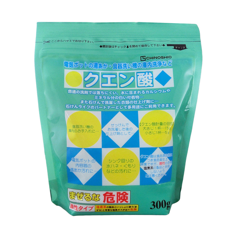 Chinoshio Citric Acid (Kitchen and Home Cleaning Agent) (300g/800g)