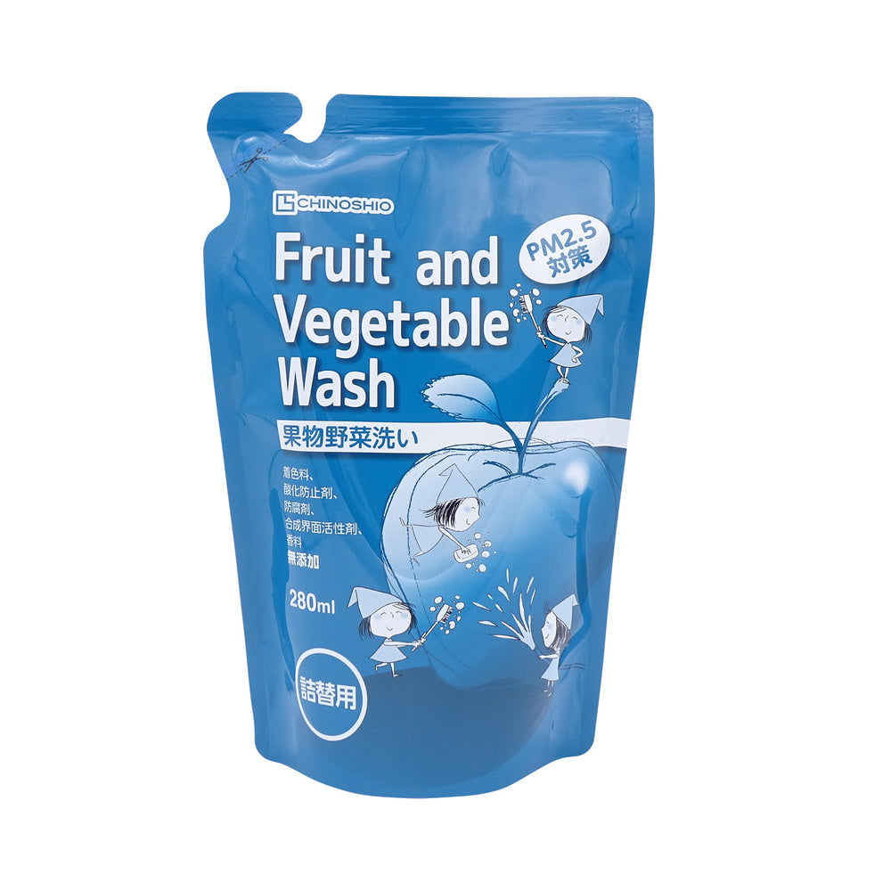 Chinoshio Fruit and Vegetable Wash (Bottle 290ml/Refill 280ml)