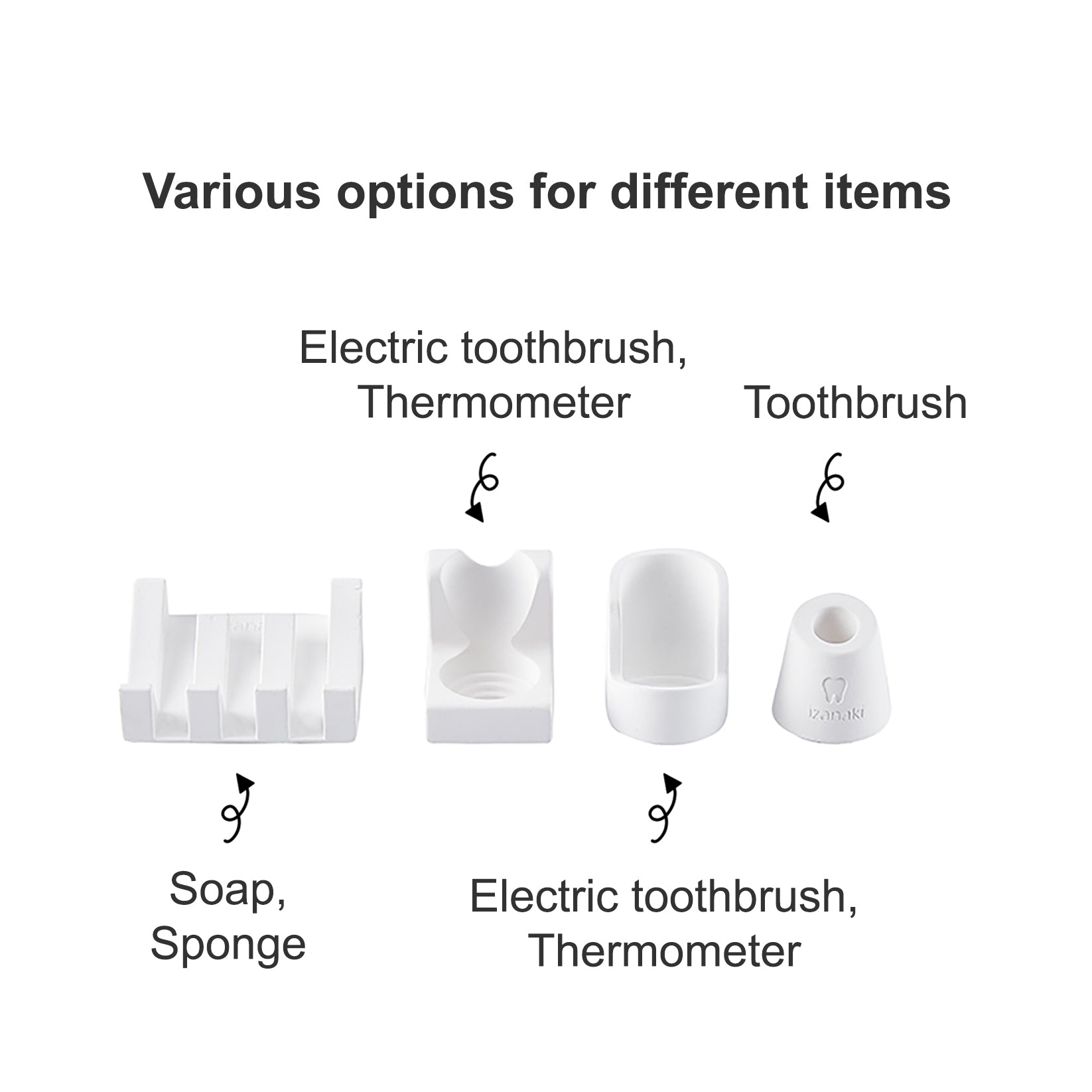 Lulu and Loft Absorbent Diatomite Electric Toothbrush Stand
