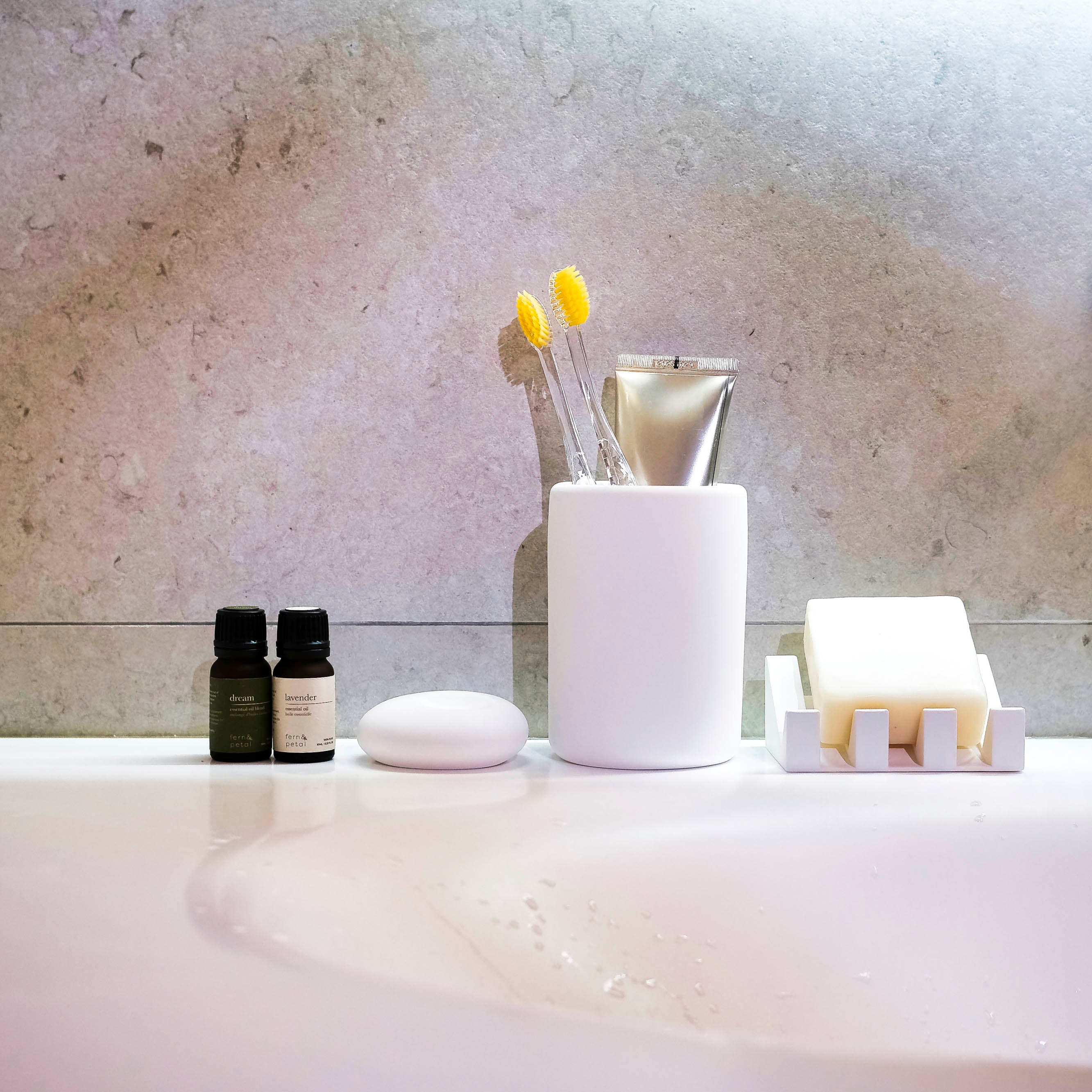 Lulu and Loft Absorbent Diatomite Soap Holder