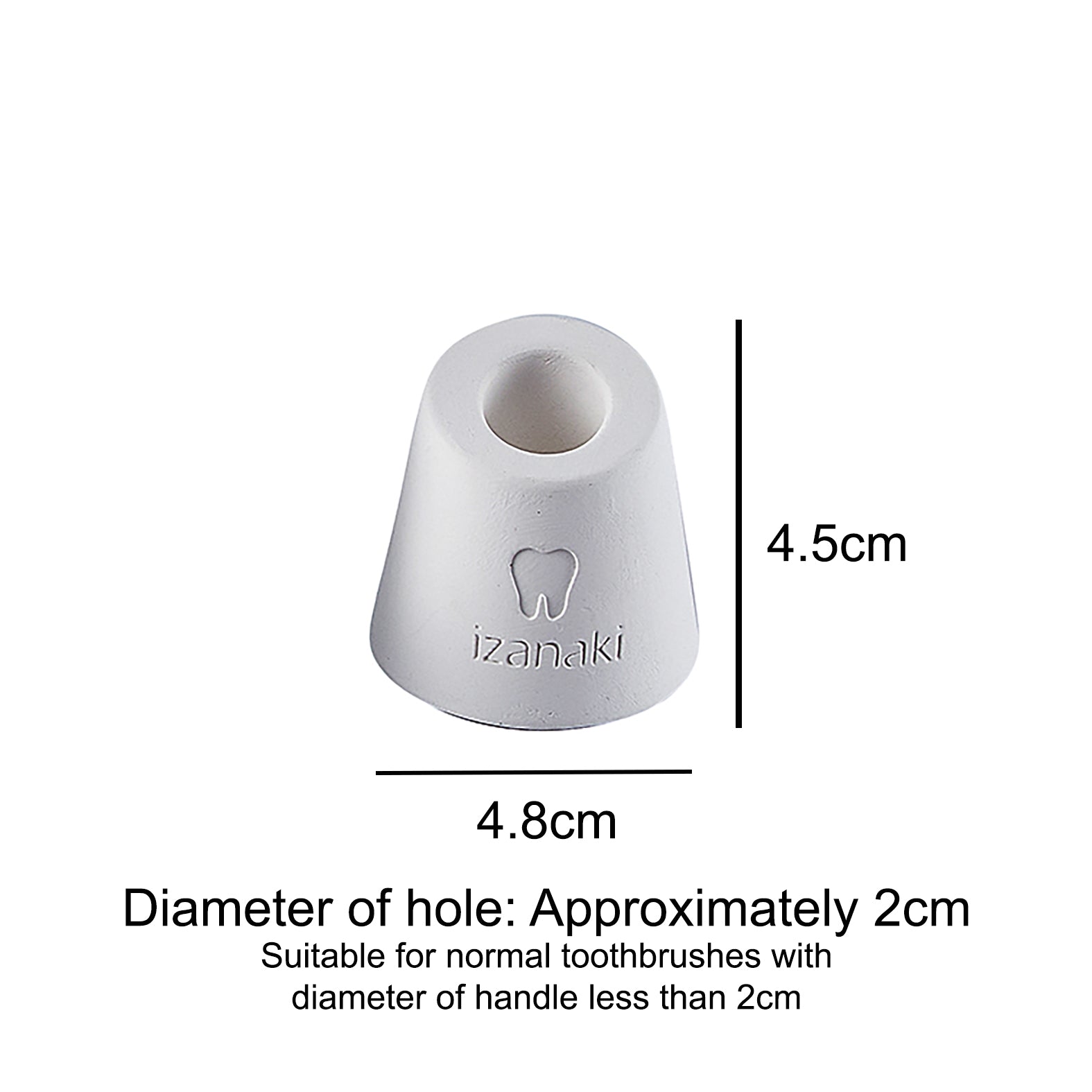 Lulu and Loft Absorbent Diatomite Toothbrush Stand