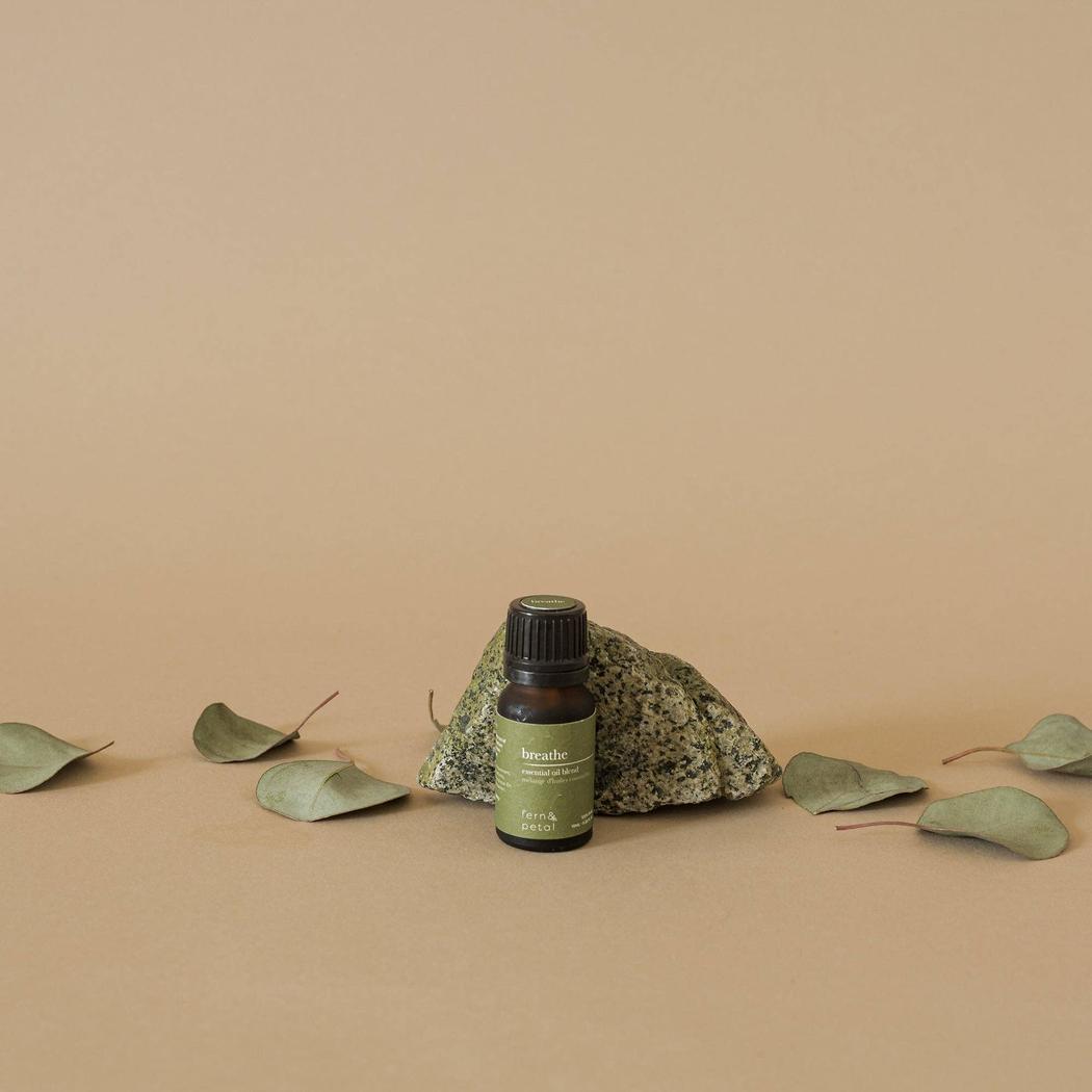 Fern & Petal 100% Pure and Natural Essential Oil Blend | Breathe (10ml)