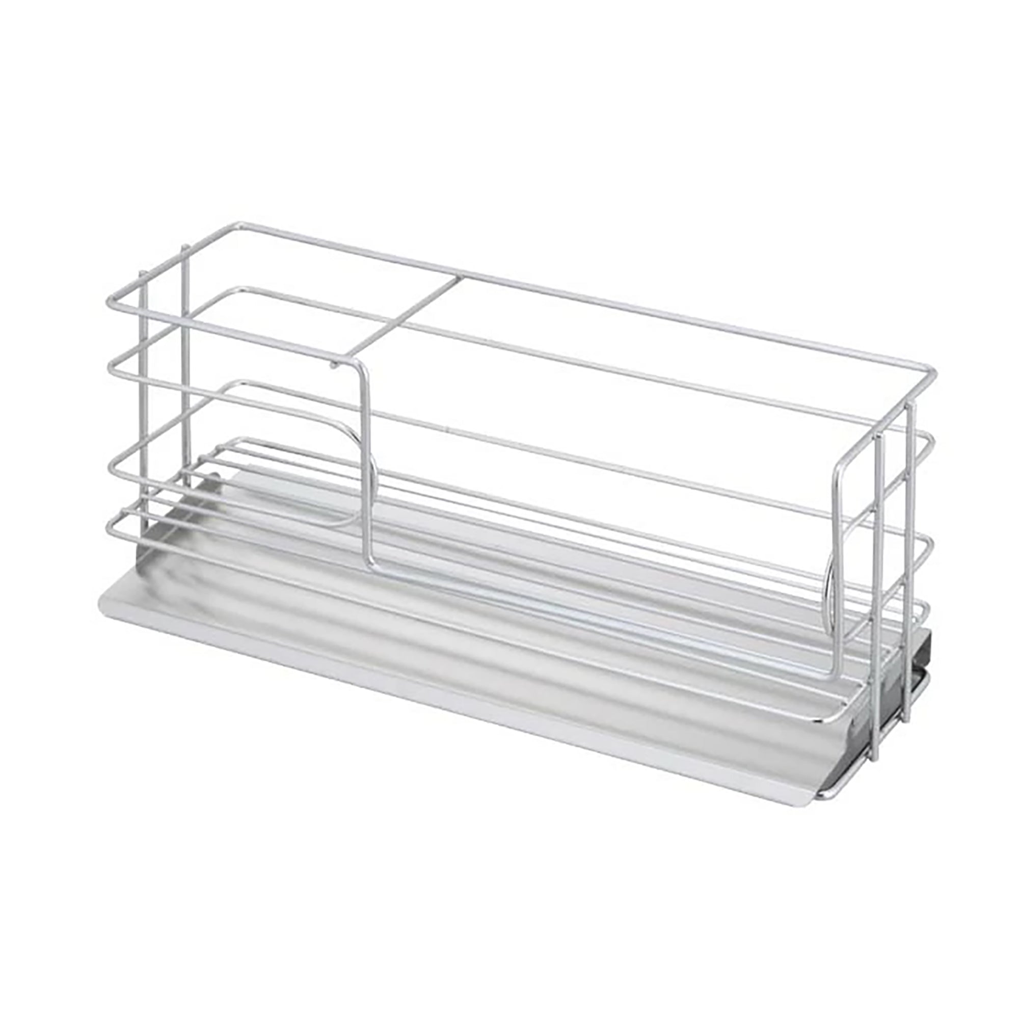 Shimomura Self-Draining Detergent and Sponge Rack with Slanted Tray